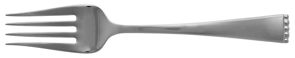 Oneida Silver Classic Pearl  Cold Meat Serving Fork 7806873