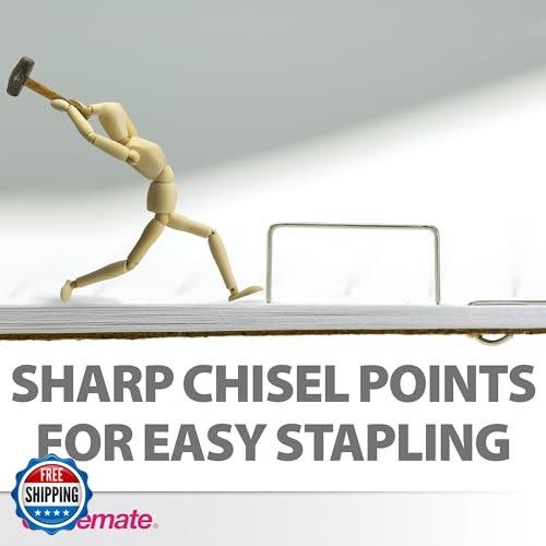 Officemate Standard Staples, 5 Boxes General Purpose Staple, 5000 Staples/Box