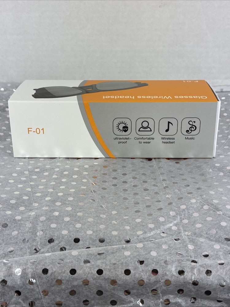 AI Intellegent Glasses Wireless Headset Bluetooth Model F-01