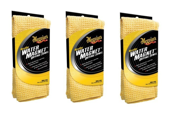 Meguiars Water Magnet Microfiber Drying Towel #X2000 (3 Pack)