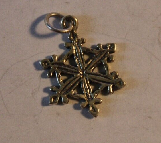 Sterling Silver Snowflake Charm
