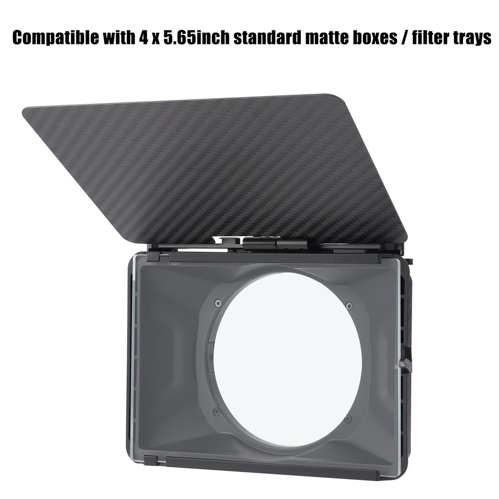 FOTGA 4x5.65" Black Diffusion 1/4 Filter, Soft Mist Dreamy Effect Optical Glass