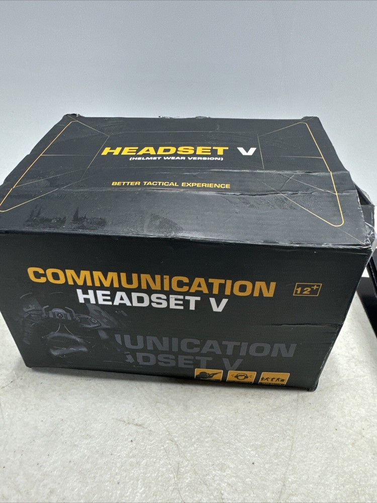 Communication Headset V Helmet Wearing Version -Black