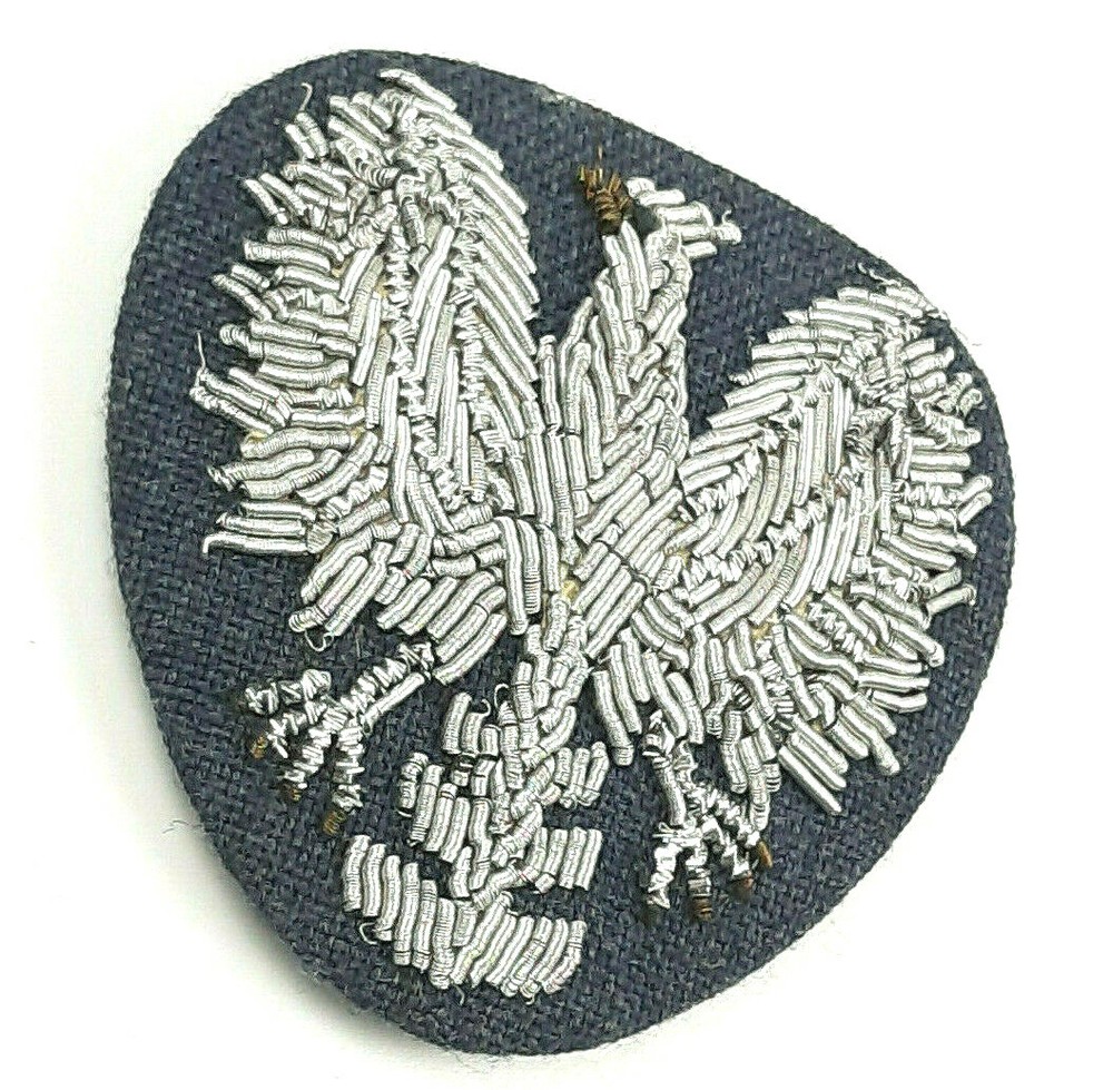 89 WW2 Polish Forces Cap Patch Eagle LWP Model Poland WW2 Pologne
