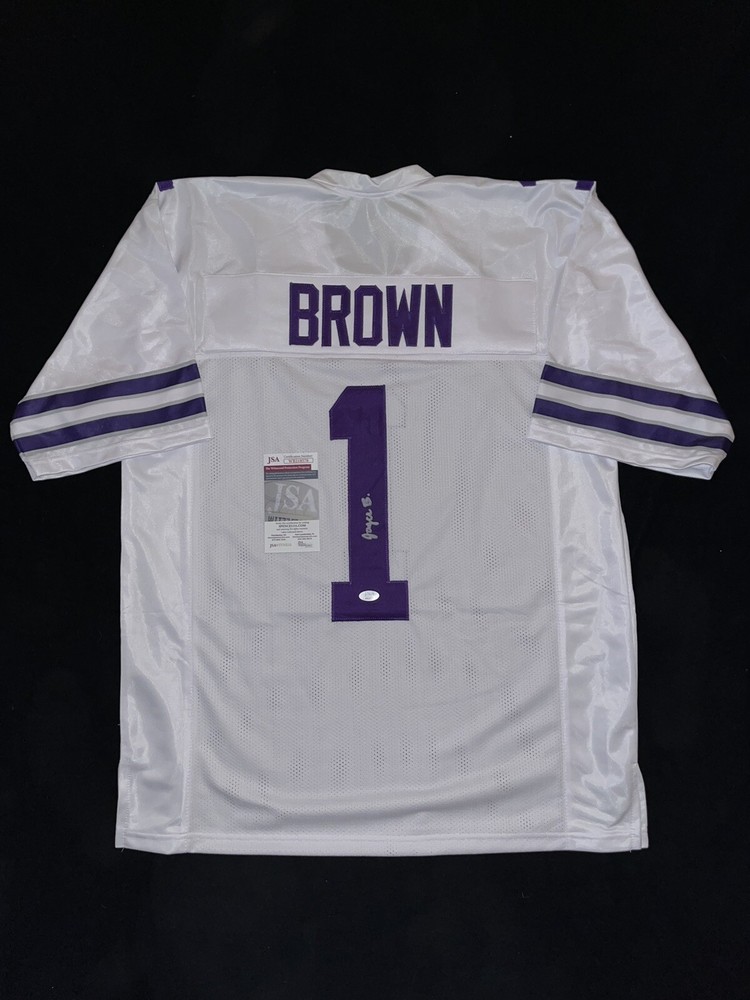 Jayce Brown Signed Kansas State Custom Jersey JSA Certified