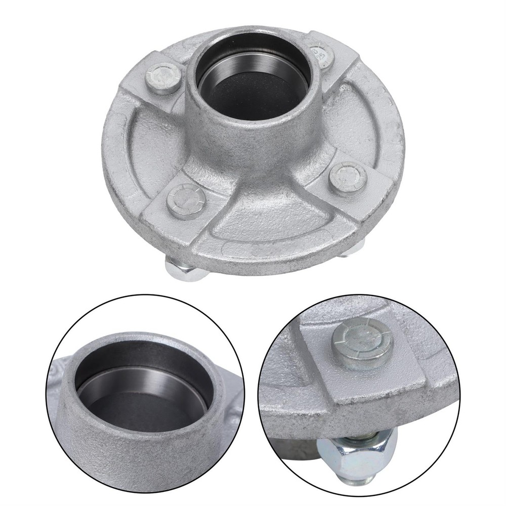 4 on 4 Inch Trailer Hub Galvanized 2000lbs Capacity 1 Inch Spindle