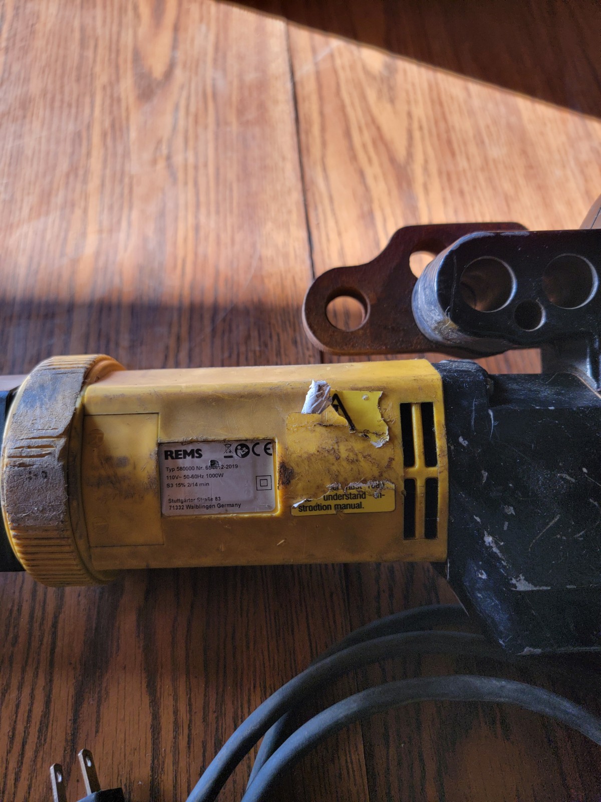 REMS Curvo Electric Pipe Bender Set 580000