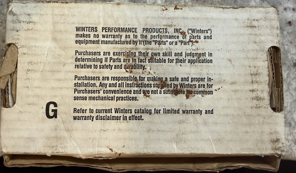 Winters Performance Products