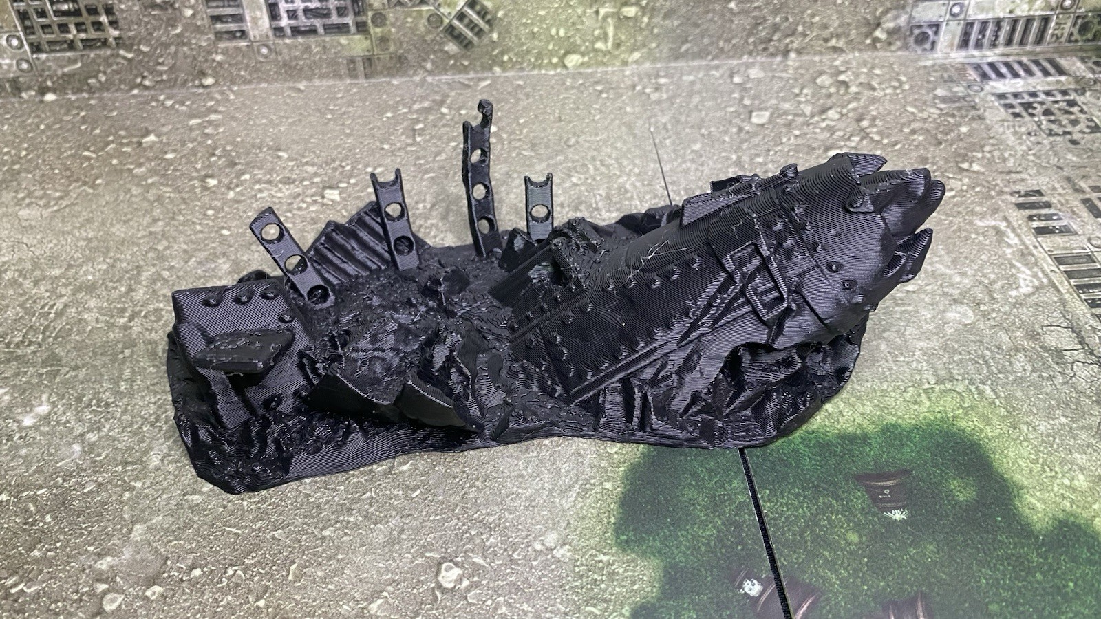 Tabletop Terrain: Crashed Planes\Scatter Terrain Warhammer 40K Compatible -7 PCS