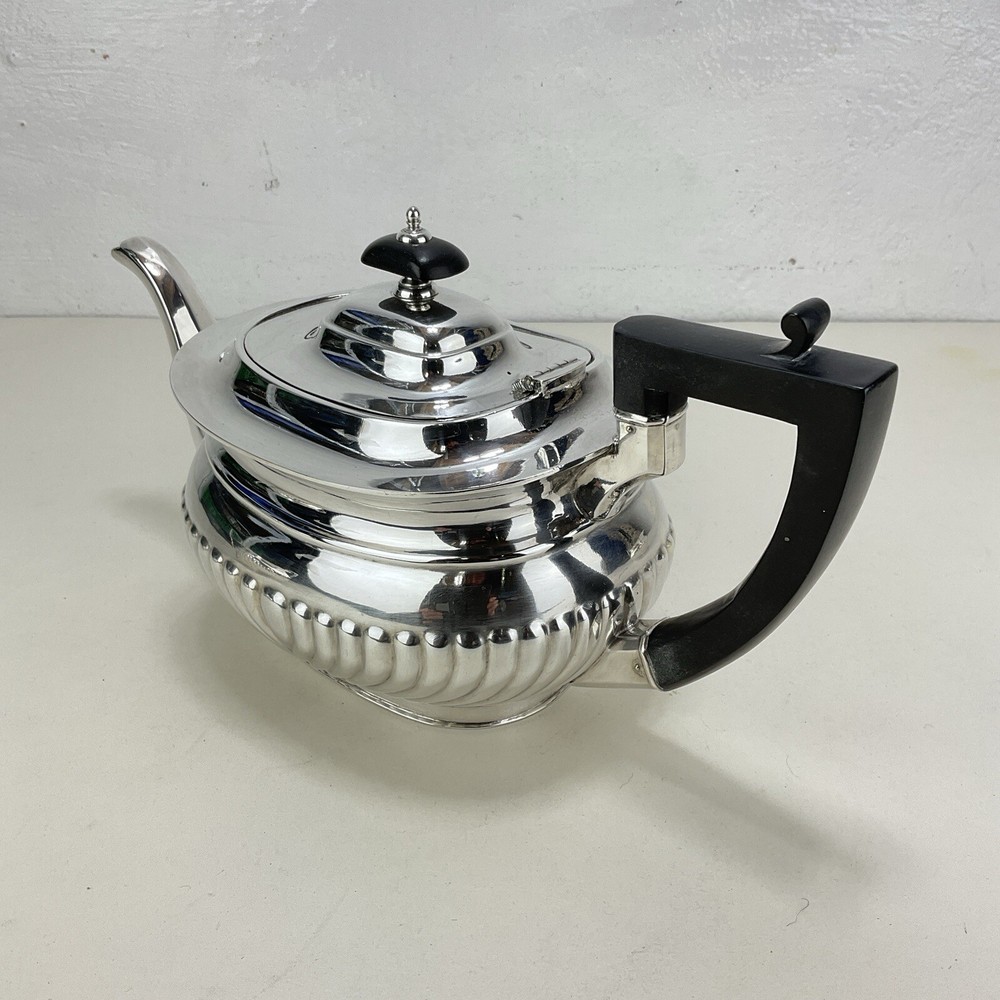 Victorian 3 Piece Silver Plated Tea Set Cooper Brothers Sheffield