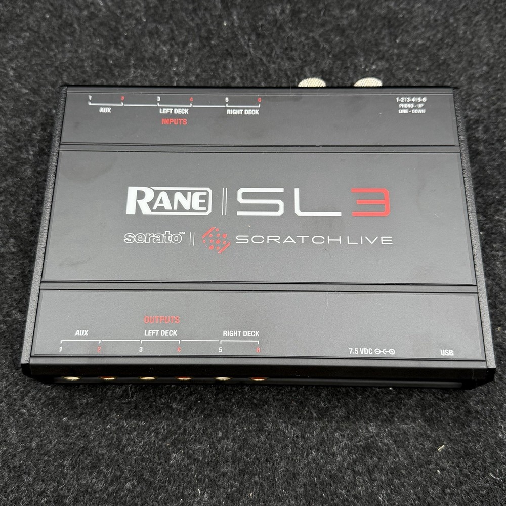 Rane Serato SL3 Scratch Live DJ Interface W/ Case And Manual