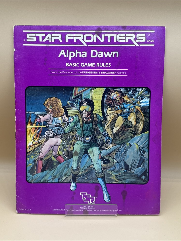 TSR Star Frontiers: Alpha Dawn: Basic Game Rules book