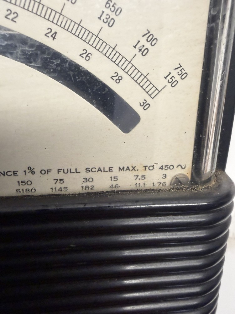 Vintage Weston Volt Meter D.C. Model 901