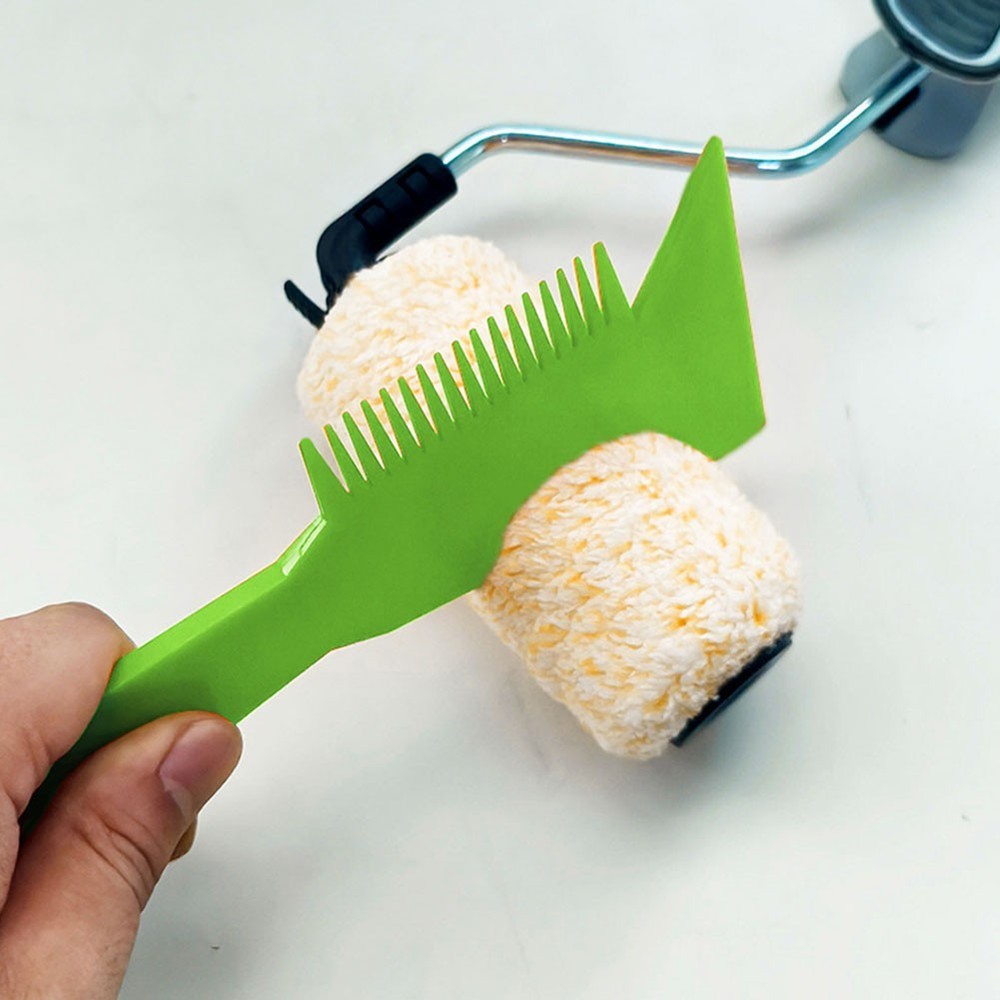 Scraper Tool Set for Paint Mixing with Brush Comb and Ergonomic Design