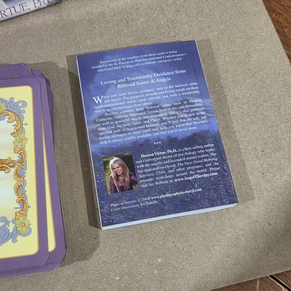 Saints & Angels Oracle Cards Doreen Virtue Complete