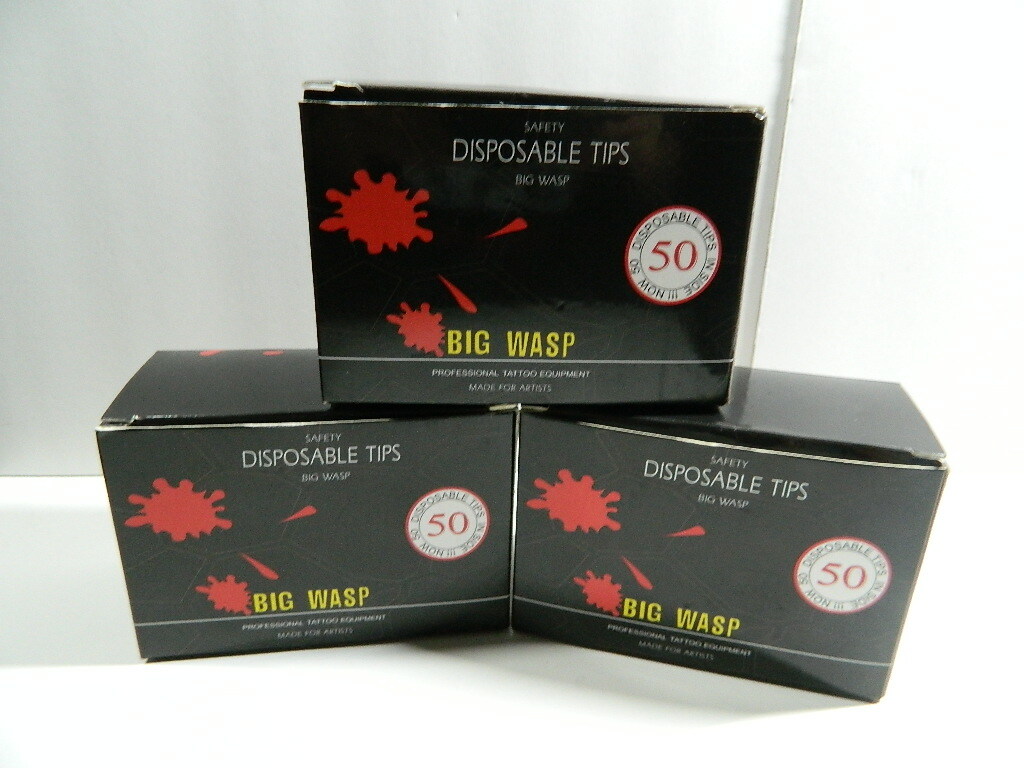 142 ct - Big Wasp Safety Disposable Tips, 15RT, 3 boxes, exp 02/2024
