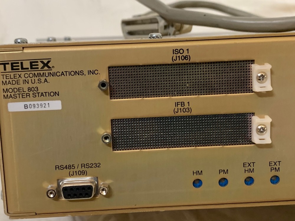 RTS 803 12-Channel Programmable Master Station (untested)