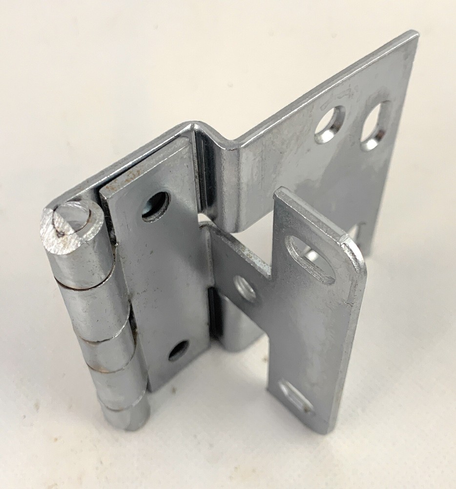 🌟(2 Pack) RPC Institutional 5-Knuckle Overlay Hinge, 13/16" Thick Door, Chrome