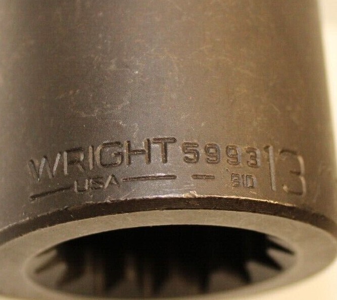 👀 NEW 🔩 WRIGHT 5993 No.5 Spline Drive 13/16" IMPACT SOCKET USA