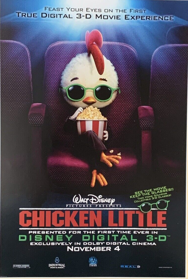 Chicken Little Movie Poster 2005 Walt Disney Pictures #0057