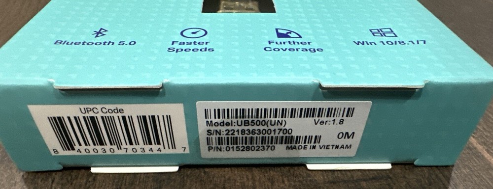 New TP-Link Bluetooth 5.0 Nano USB Adapter/Dongle, UB500