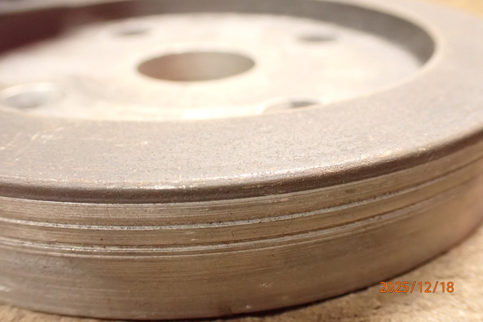 2, OLDER 6" TOOL GRINDER DIAMOND WHEELS