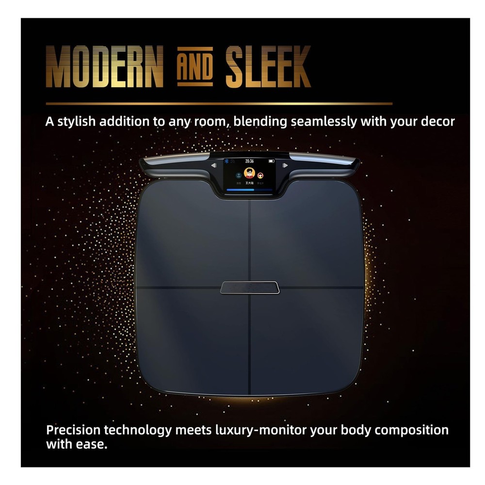 Smart Scale for Body Weight Multi-User Mobile App 8 Electrode Dual Frequency ...