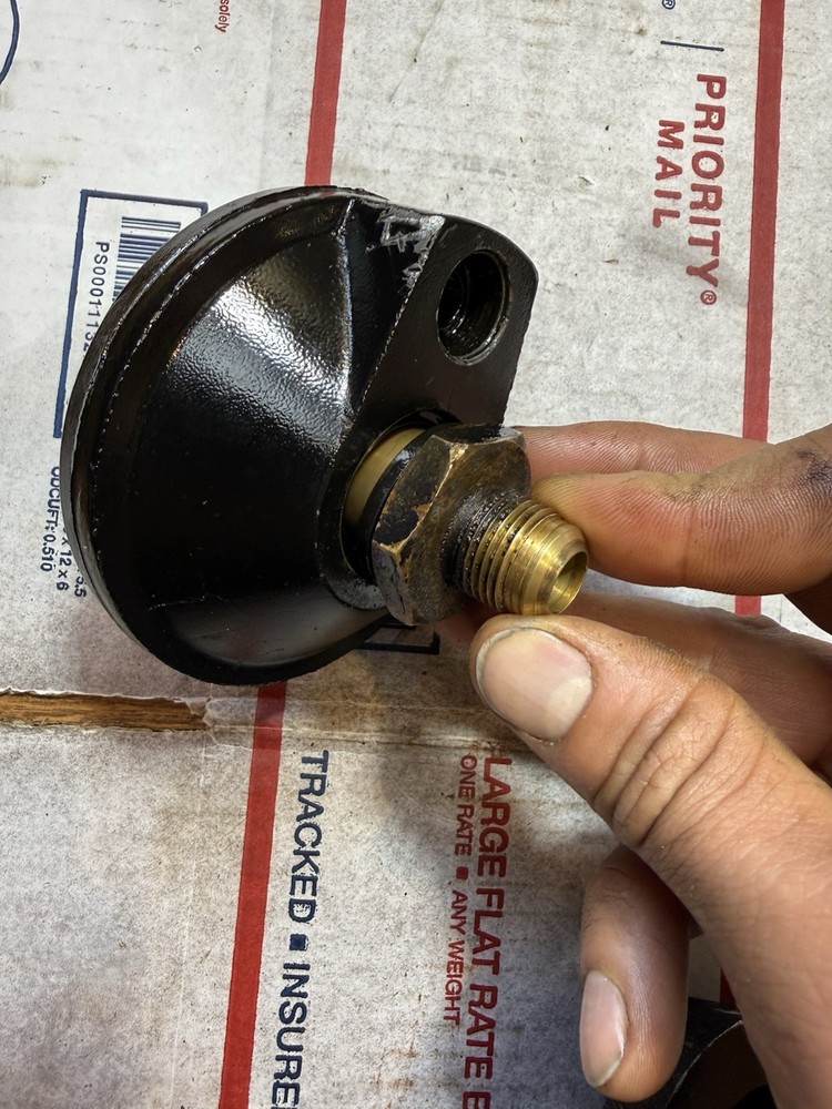 Mercruiser 454 MPI oil system adapters