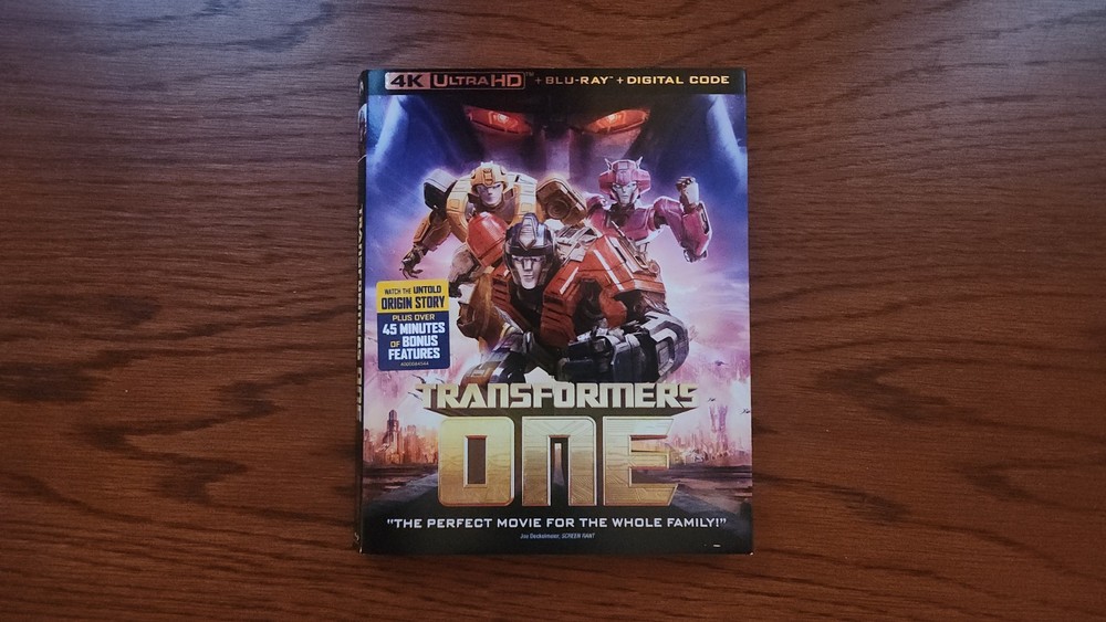 Transformers One 4K Bluray Slipcover Only slipcase NO discs