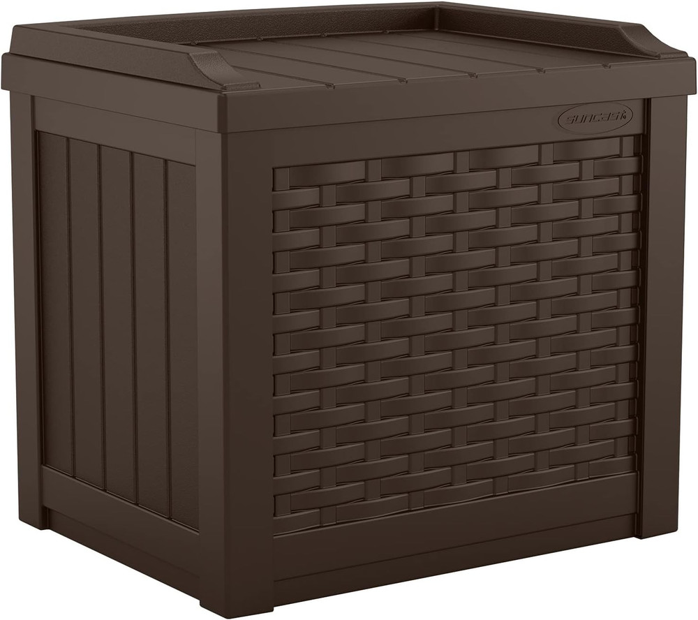 Java 22 Gallon Resin Storage Seat - Stylish & Functional Outdoor Storage Solutio