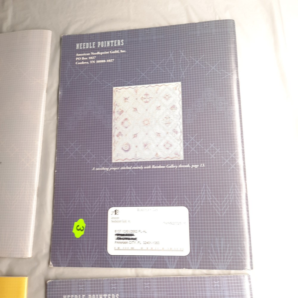 Needle Pointers Magazine Lot 2002 Partial Year 4 Issues Set