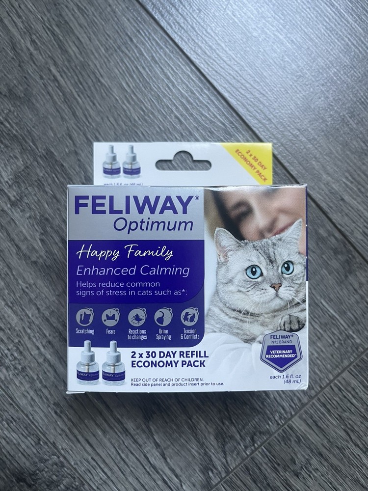 Feliway Optimum Enhanced Calming Diffuser Refill 2 pck