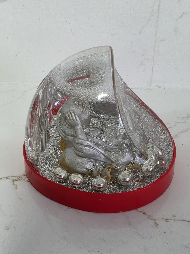 Small Laughing Happy Buddha Statue Snow Globe