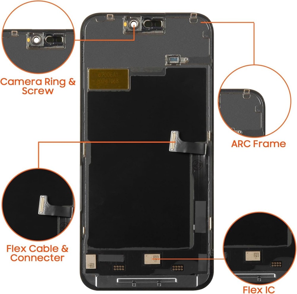 For iPhone 15 Pro Max Display LCD Touch Screen Digitizer Assembly Replacement
