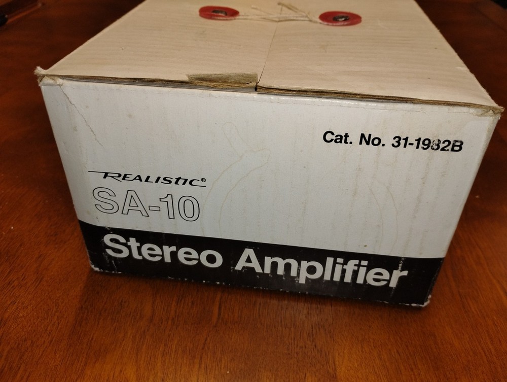 Realistic SA-10 Solid State Stereo Amplifier 31-1982A Mint