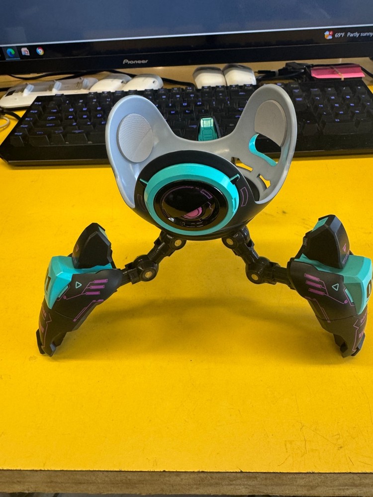 Table Stand Holder Spaceship Alien Theme Adjustable Echo Dot