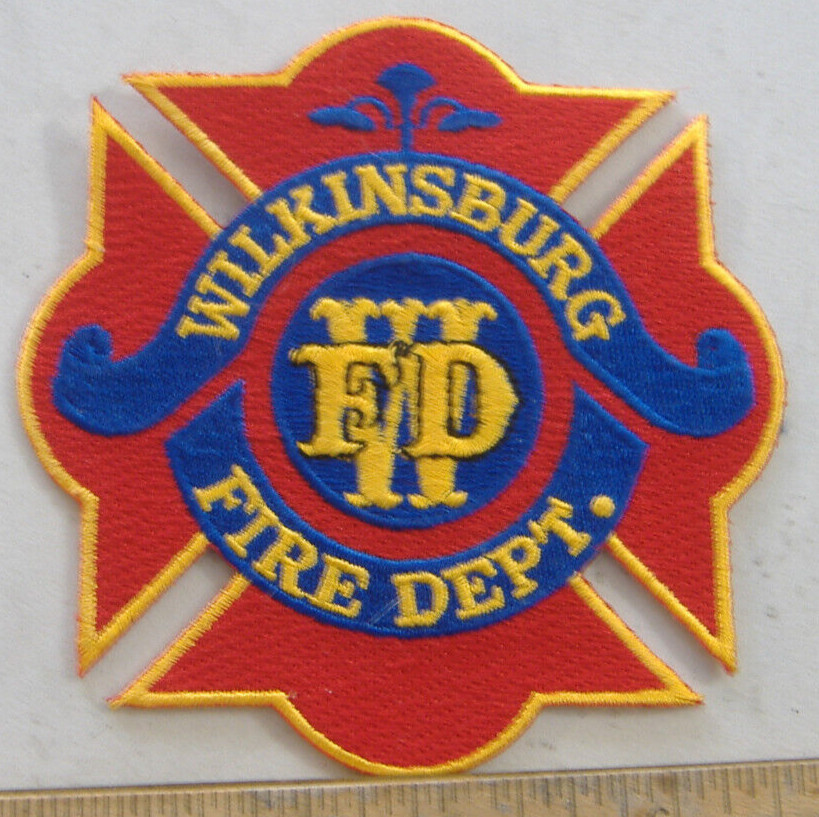 WILKINSBURG FIRE DEPT    PENNSYLVANIA  FABRIC   PATCH