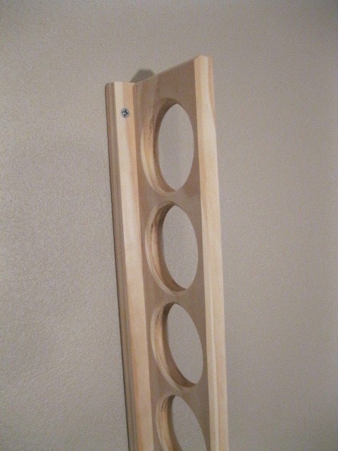 3 Bat - Wood Baseball Bat Display Wall Rack - Wall Mount ( SEE DESCRIPTION )