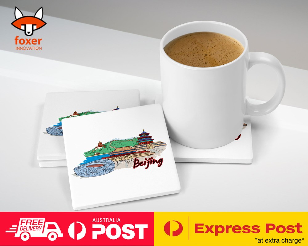 COASTER COFFEE DRINKING MAT|BEIJING CHINA