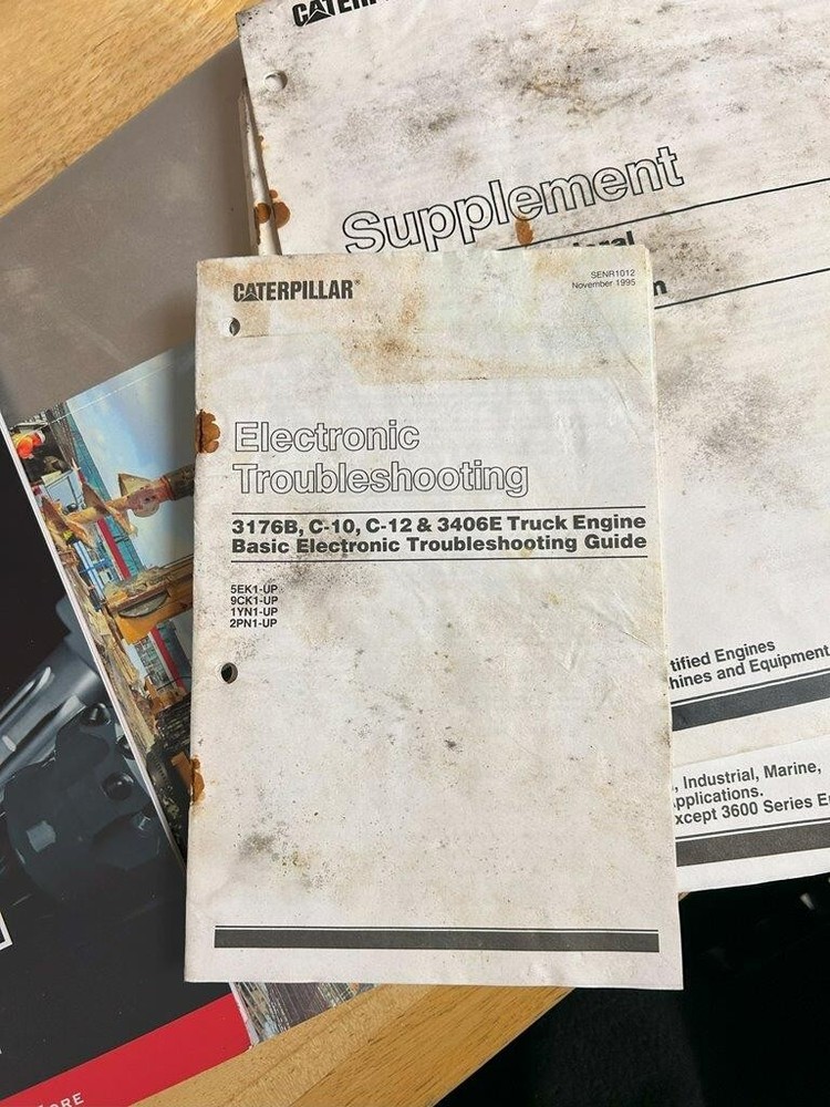 Caterpillar 3176B C-10 C-12 3406E Truck Engine Basic Electronic Troubleshooting