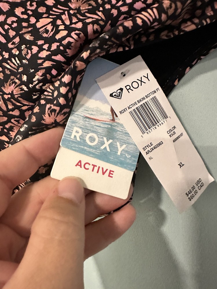 Roxy Beach Classics Active Cheeky Bikini Bottom