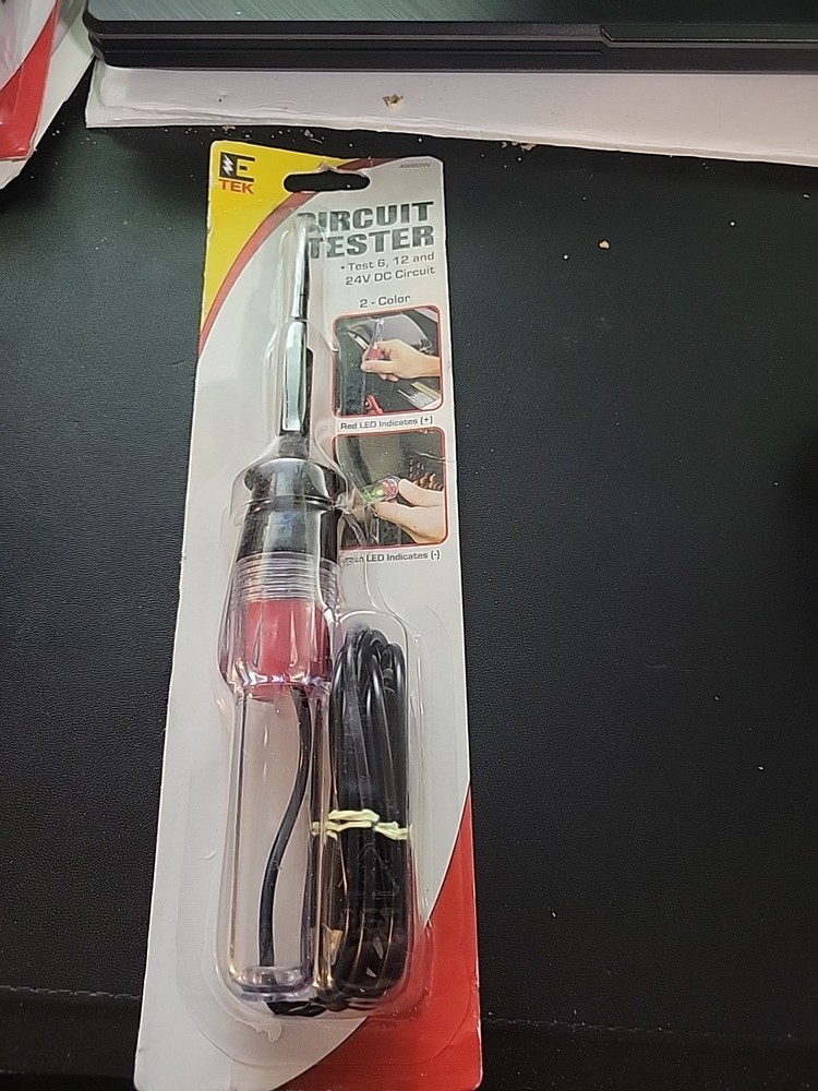 Effortless Voltage Testing with E-Tek Circuit Tester - 6V/12V Compatibility