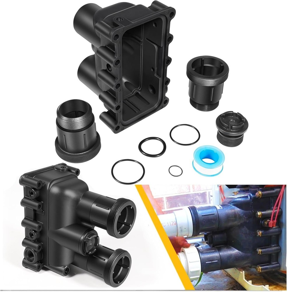 Pool Heater Manifold Assembly Replacement Kit for Pentair MasterTemp 175, 200