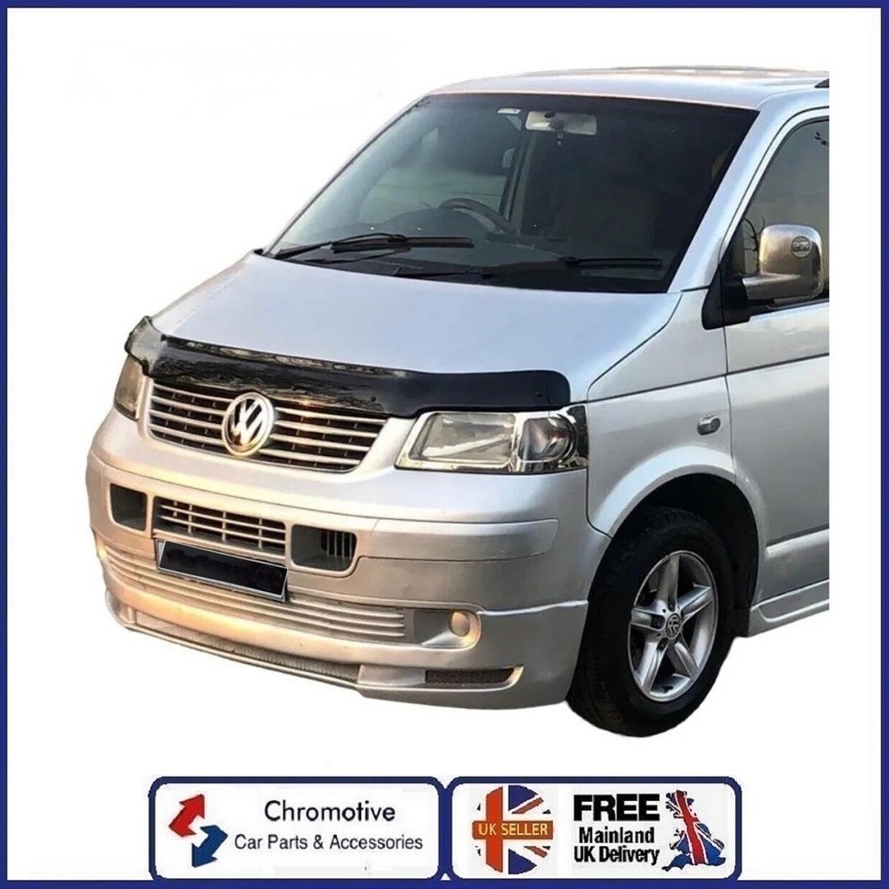 VW TRANSPORTER T5 (2003-2009) Bonnet Protector Bug Guard Wind Stone Deflector