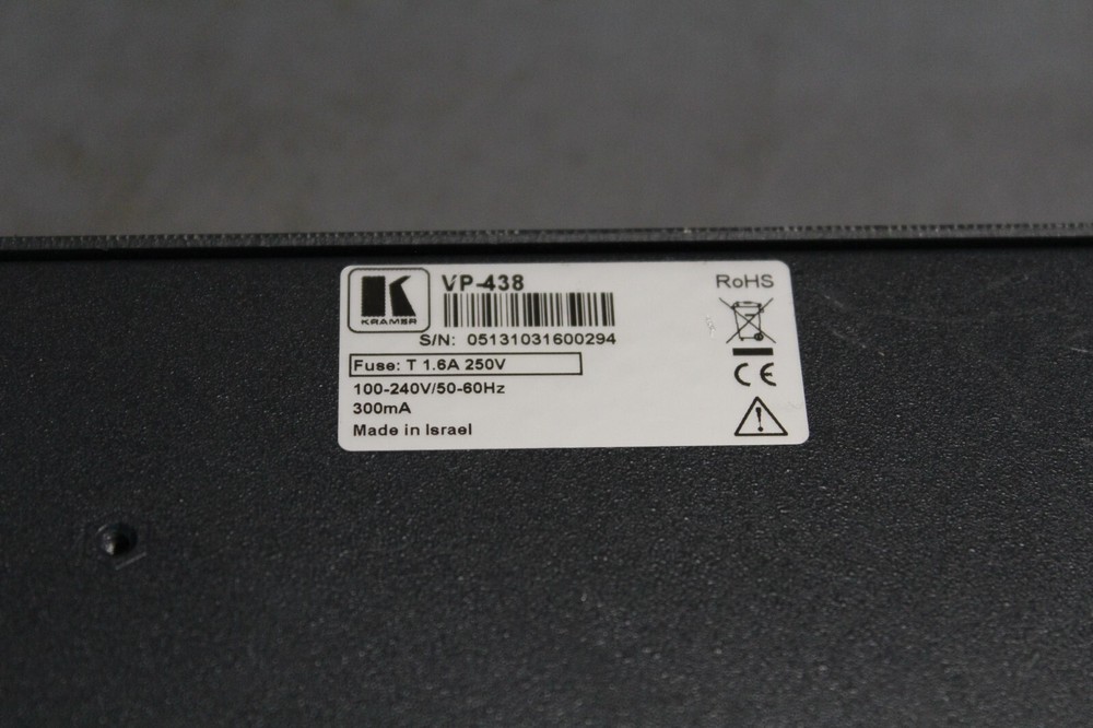 Kramer VP-438 *AS IS UNTESTED*