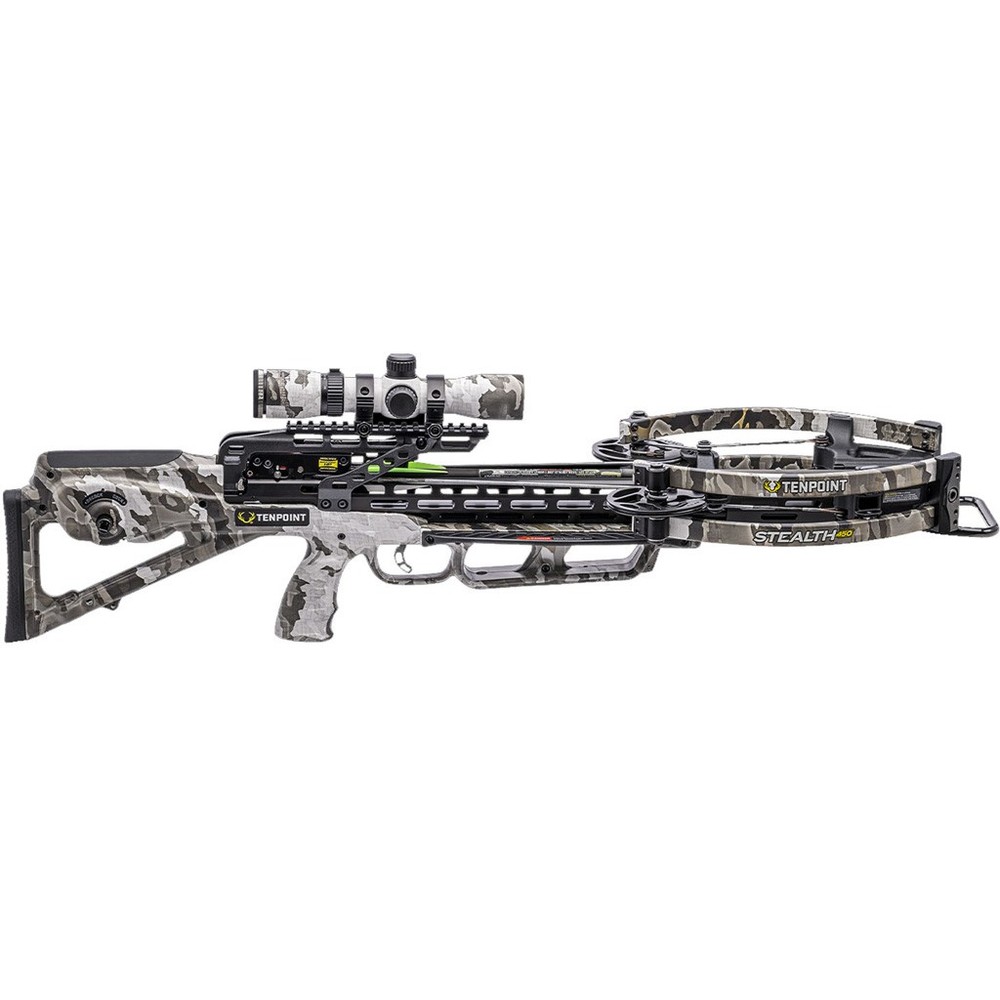 TenPoint Stealth 450R Crossbow Package ACUslide Vektra RangeMaster Scope