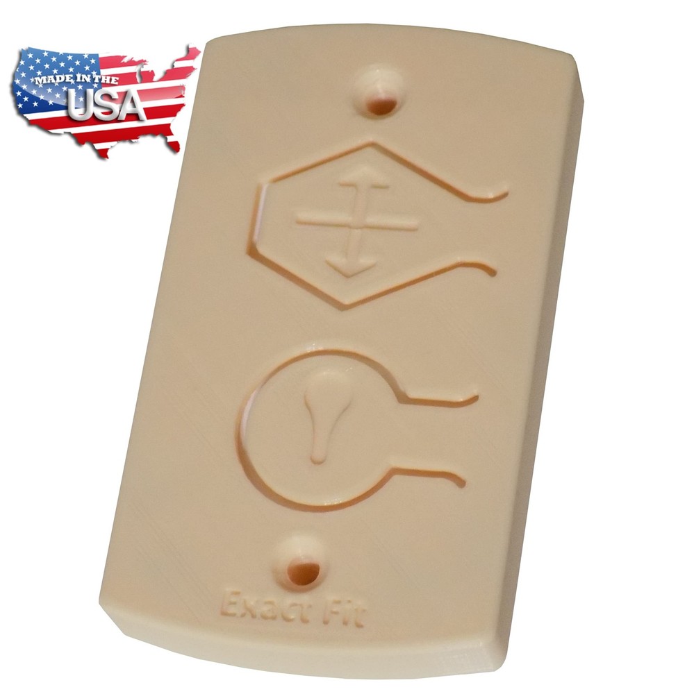 Exact Fit Two Button Cover Plate - Fits Wayne Dalton Garage Door Wall Station...