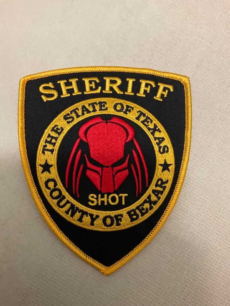 Bexar County Sheriff S H O T State Texas TX Neat patch