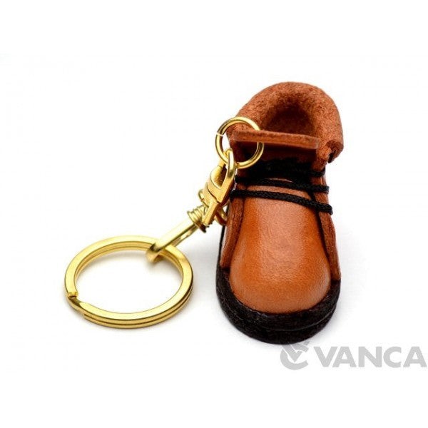 Mountain Climbing Boot Leather Keychain(L)
