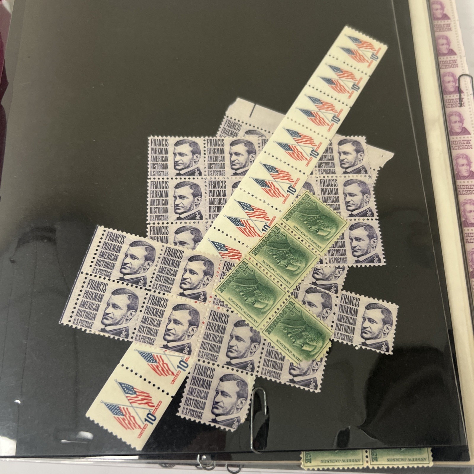 HUGE Unsearched Binder Of New and Used Stamps Vintage US And Overseas Make Offer